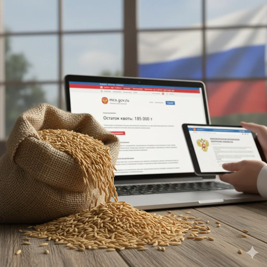 Установленная правительством квота на вывоз риса в 2026 году: кто может экспортировать, как получить лицензию и какие пошлины платить